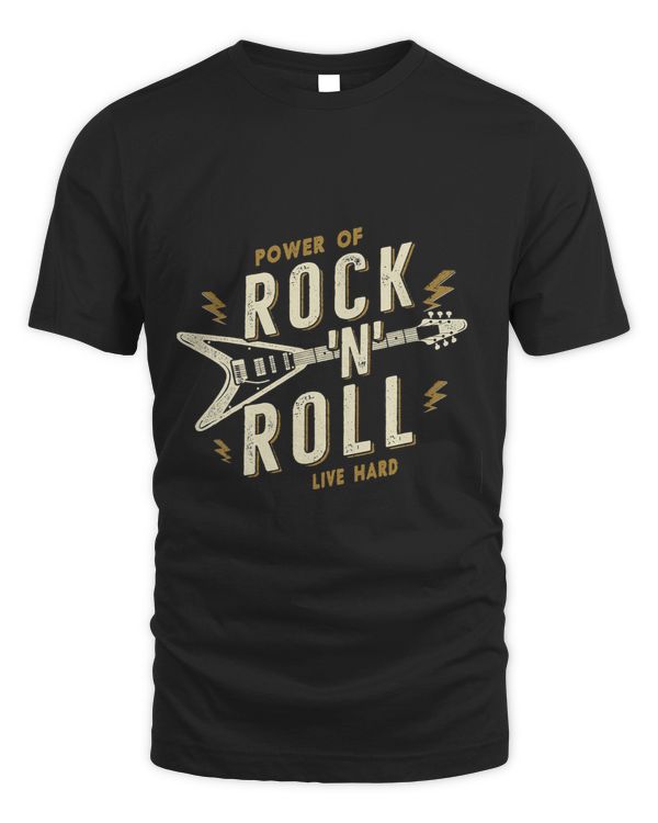 Rock and Roll Vintage Guitar Retro Music Lover Souvenir
