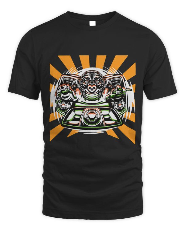 Monkey Lover Loud Music Monkey