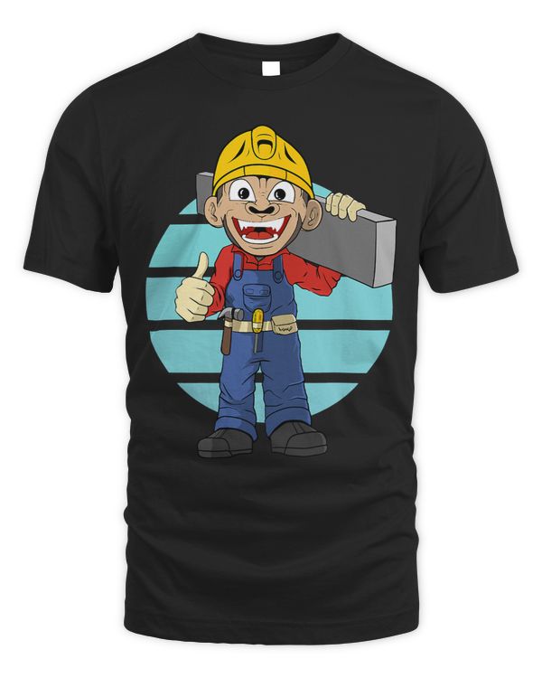 Monkey Lover Mens Construction worker Building owner Site manager Monkey