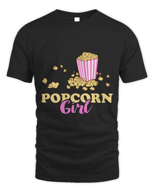 Popcorn Girl Popcorn Cinema Movie Snack Watching Movies