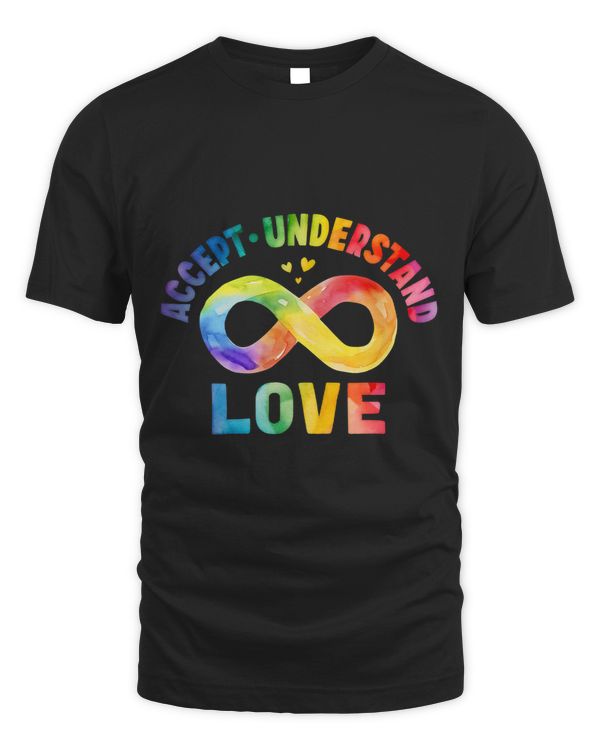 Accept Understand Love Autism Awareness ASD Infinity Symbol 4