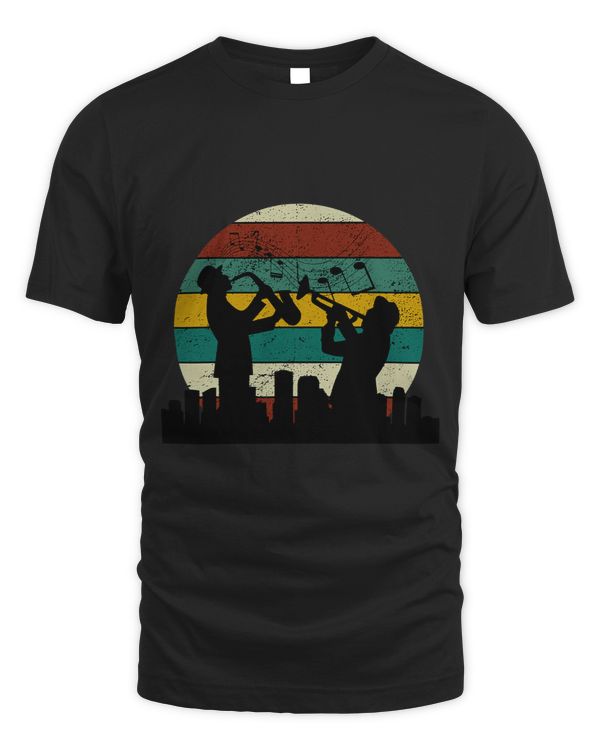 Jazz Lovers Gifts Vintage Jazz New Orleans Band Gifts Tshirt