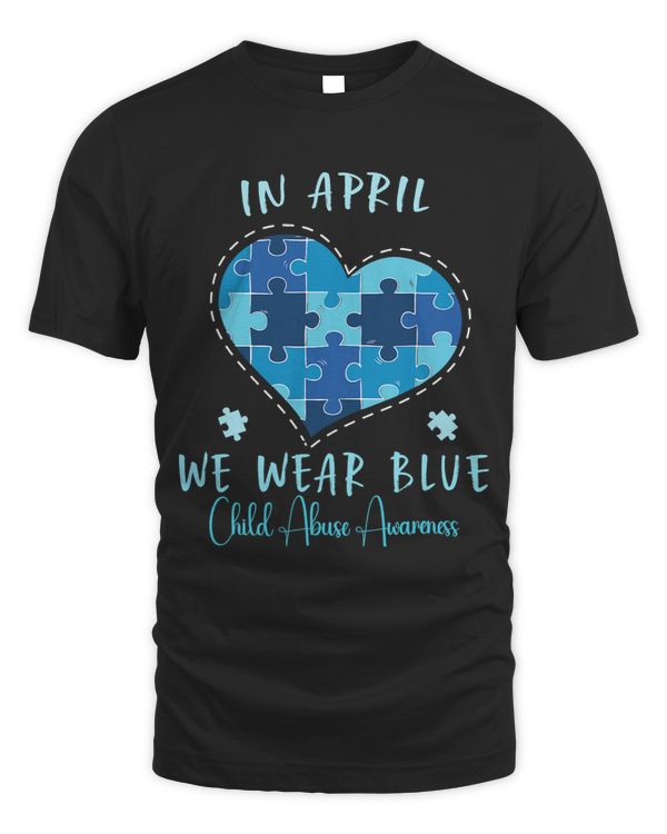 in april we wear blue child abuse awareness autismheart