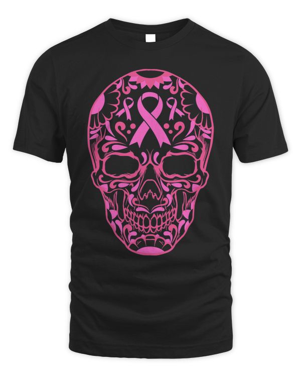 Womens Breast Cancer Awareness Gift ribbon Pink butterfly 3