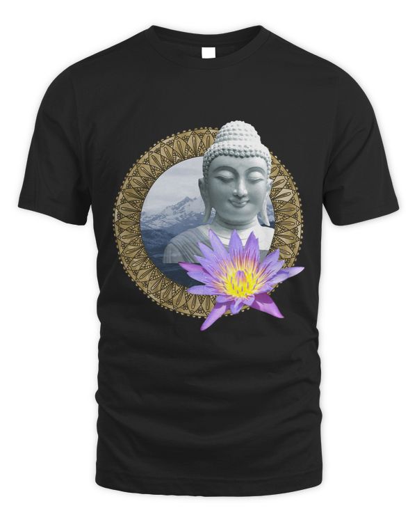Namaste Yoga Buddha lotus flower purple Mandala yoga Buddhism mode Meditation