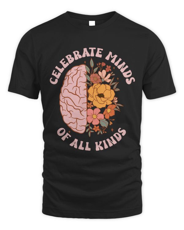 Celebrate Minds Of All Kinds Neurodiversity Autism T-Shirt (4)