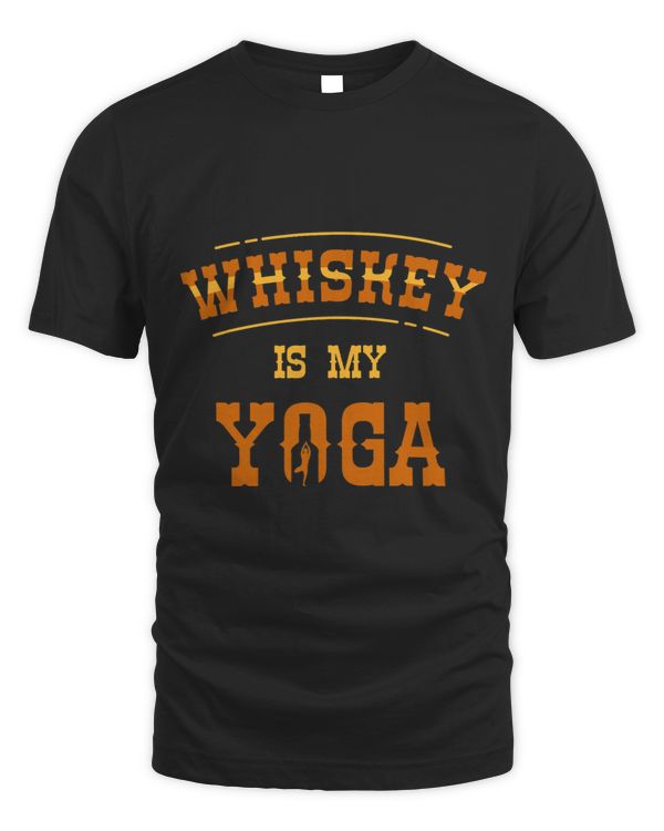 Namaste Yoga Meditation and Yoga Design for whiskey is my yoga Meditation