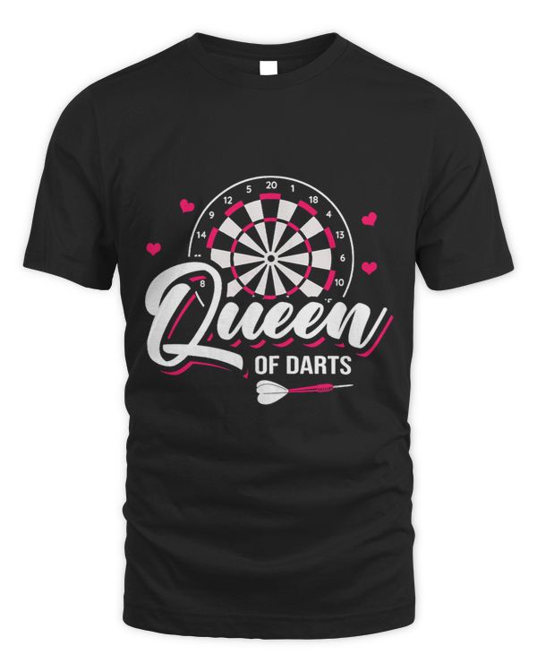 Womens Queen Graphic Dart Player Darts Dartboard Bullseye Triple 23
