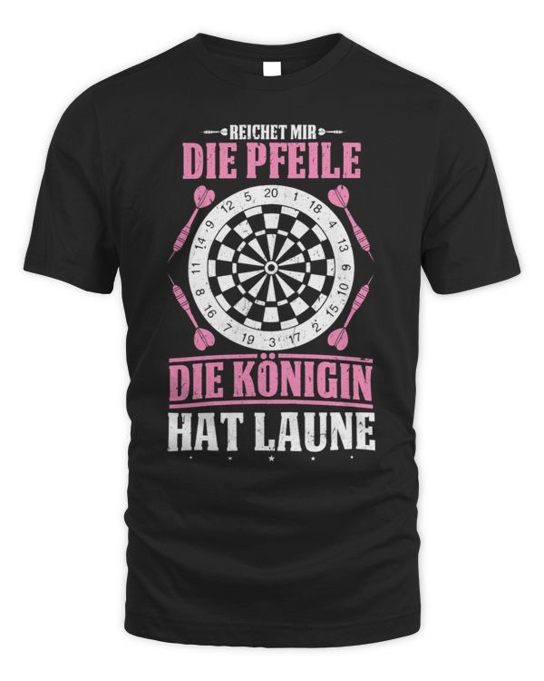 Womens Reichet mir die Dartpflights Queen hat Laune Woman Darts
