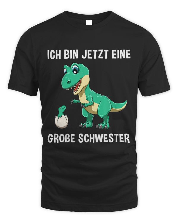 Kids TRex Large Sister Shirt Sibling Pregnancy