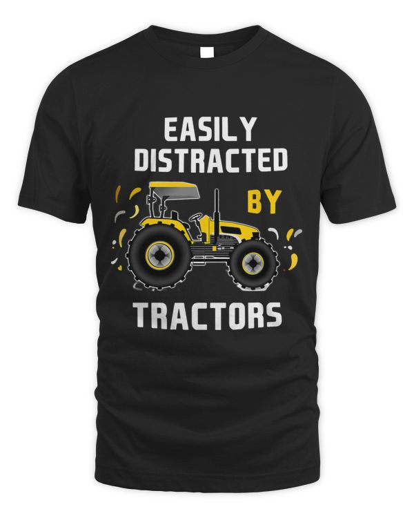 Funny Farming Tractor Lover Easily Distracted By Tractors 1
