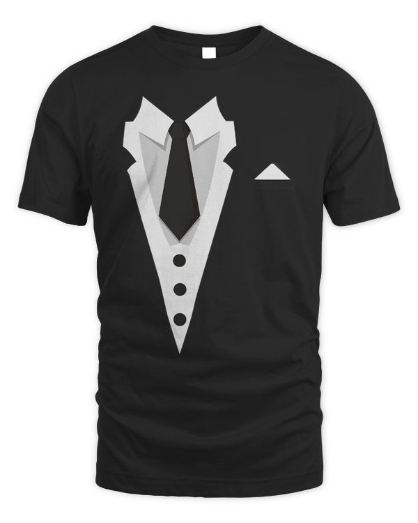 Mens Mens Suit Tie Cufflinks Shirt with Chest Pocket