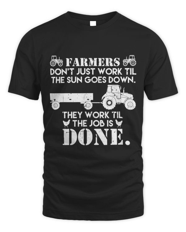 Farmers dont just work til the sun goes down Barn Cattle