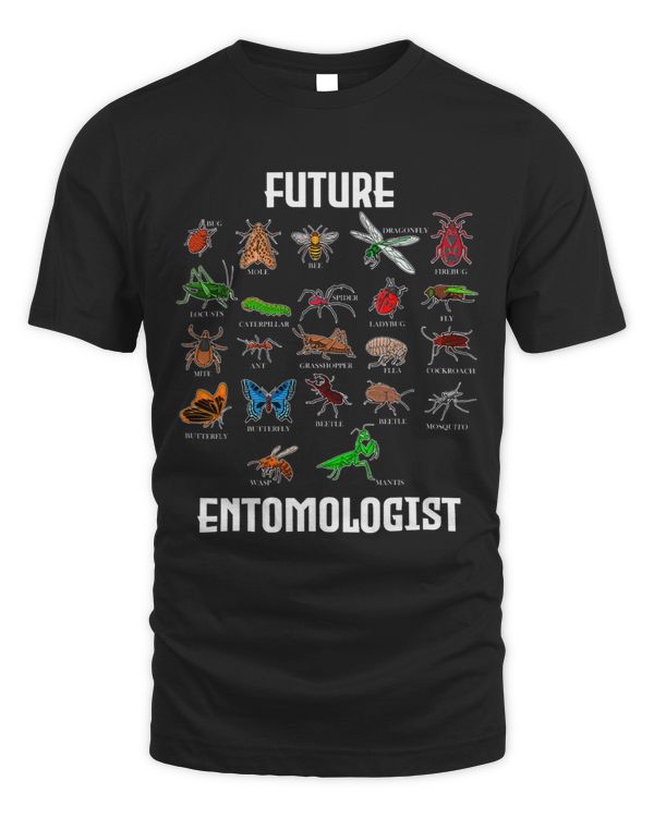 Mens Types of Insects Nature Lover Bugs Entomologists Science