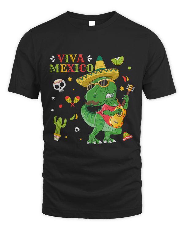 T Rex Cinco De Mayo Shirts Viva Mexico Rex Toddler Boys