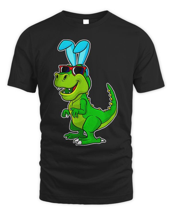 T Rex Easter Bunny Funny Dinosaur Boys Basket