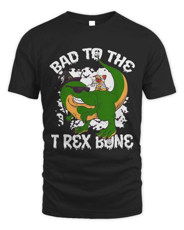 T Rex Pub Dog Halloween Bad To The T Rex Bone