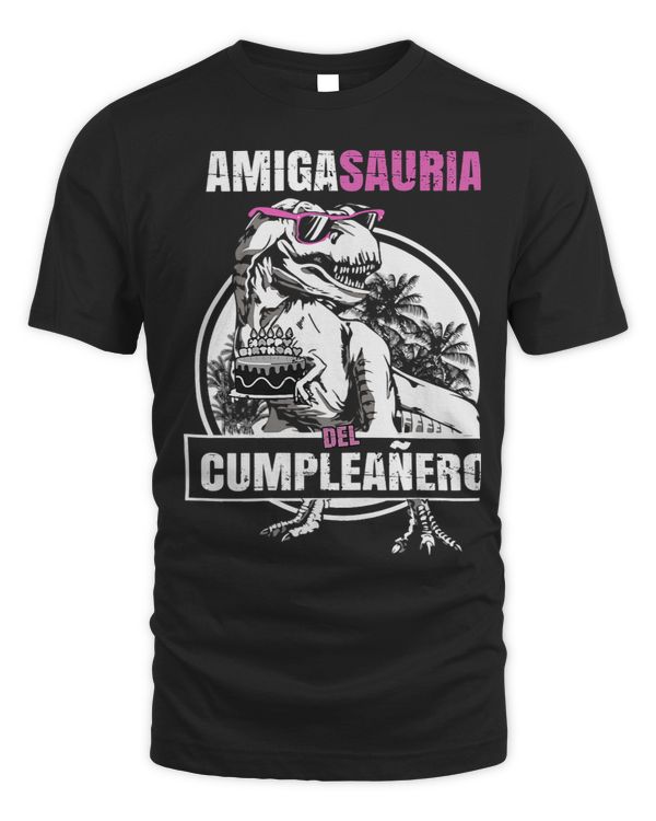 Amiga del cumpleanero Shirt Amigasauria Trex Spanish