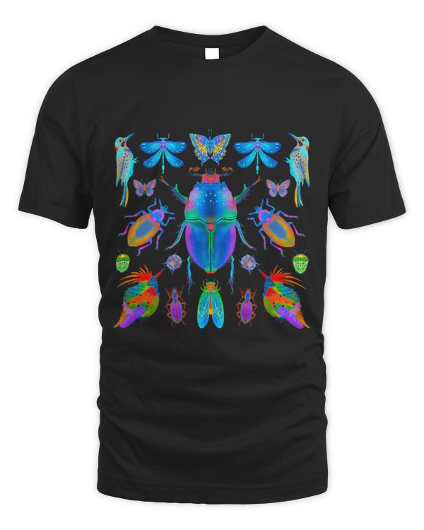 Bugs Birds Butterflies Nature Psychedelic Hummingbird Women