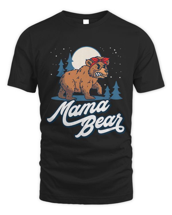Funny Bear Vintage Mama Bear Funny Mothers Day Retro Cute Old School 1 Cute Bears