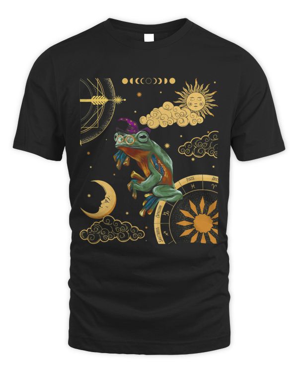 Frog Wizard Moon Dark Academia Aesthetic Cottagecore 2