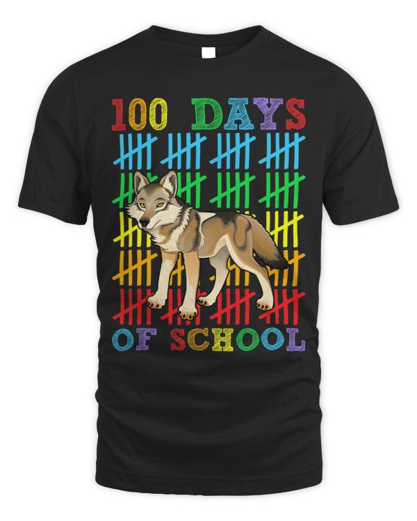 100 Days of School Coyote Lover Boys Girls 100th Day School