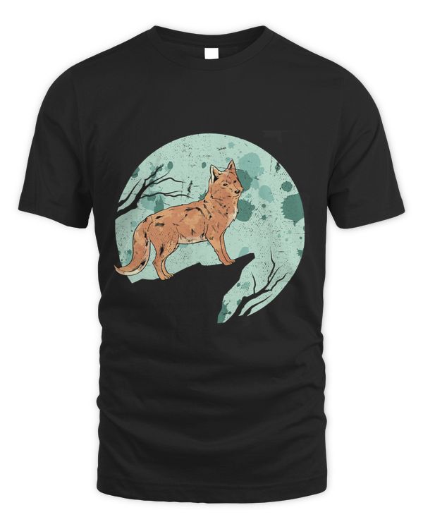 Full Moon Forest Animal Predator Moonlight Wolf