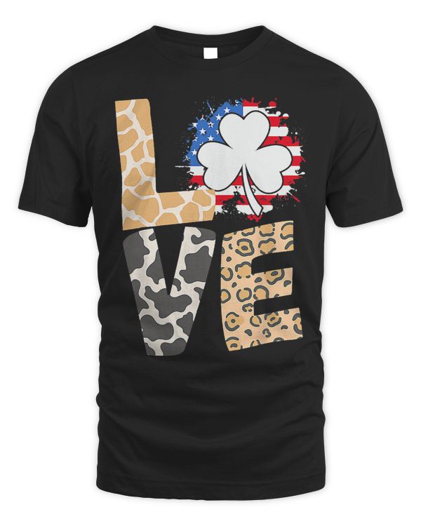 4th Of July Love Patriotic American Flag