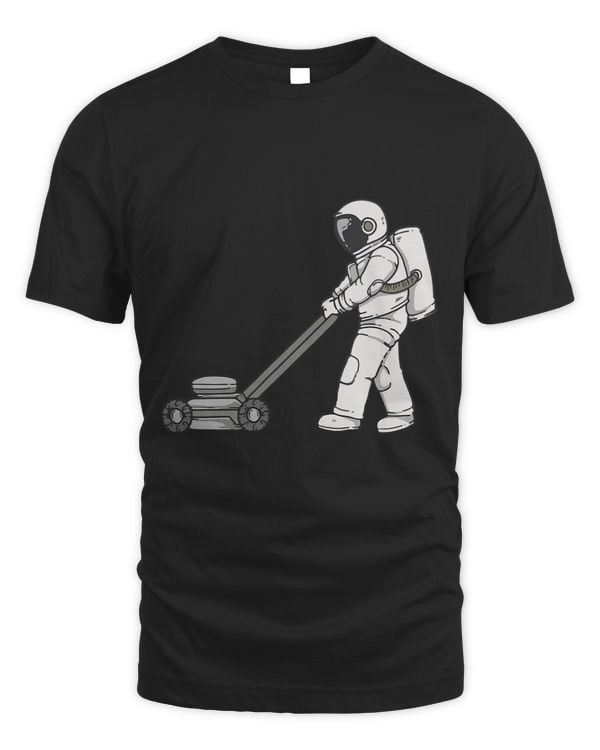 Funny Lawn Ranger Moon Astronaut I Loves Mowing Grass