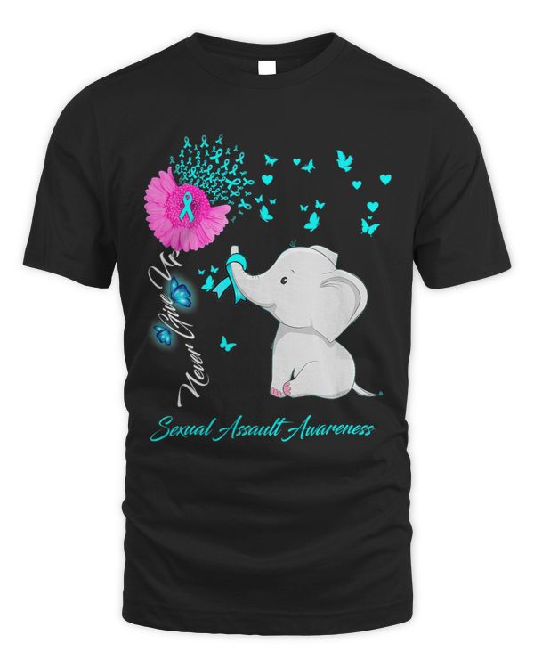 Elephant Sexual Assault Awareness Sexual Assault Ribbon