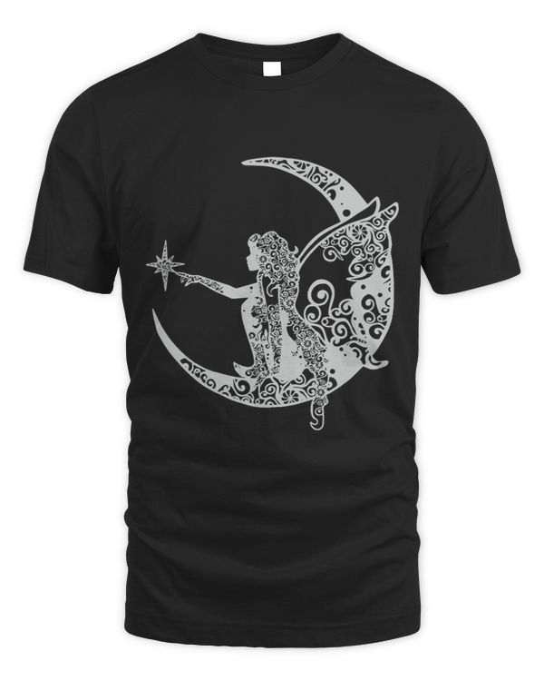 Fairy Tale Fantasy Cute Moon and Star Mandala