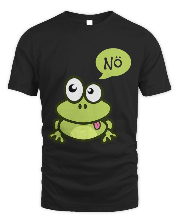 Funny Statement Frog No Nö Simply Nö