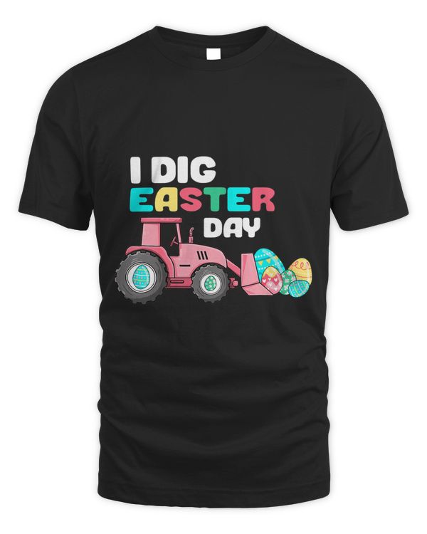 Easter Egg Hunt Shirt For Kids Girls Funny Digging Easter