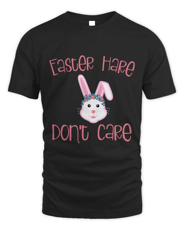 Easter Hare Dont Care Bad Hair Day Rabbit Pun Joke Humor