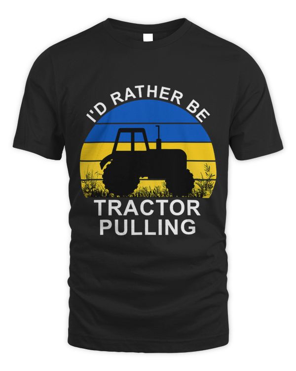 Funny tractor pulling Ukraine inspired ranch and agriculture