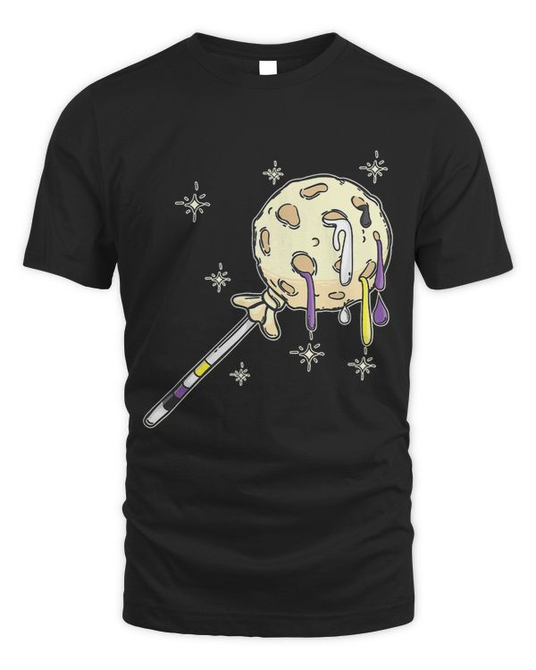 Dripping Moon Lollipop Nonbinary Pride