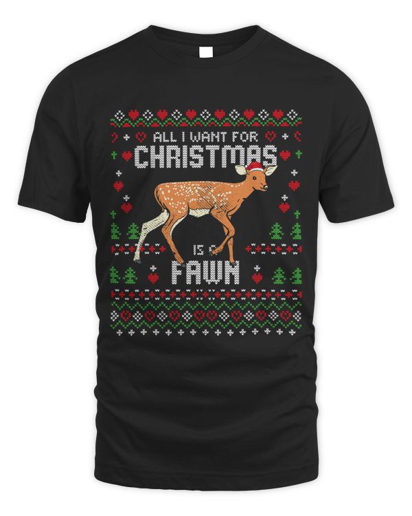 Fawns Fawn Deer Lover Baby Roe Christmas Ugly Xmas Sweater