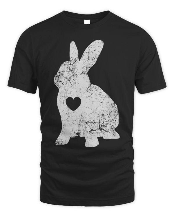 Cute Bunny Love Shirt I Rabbit Silhouette