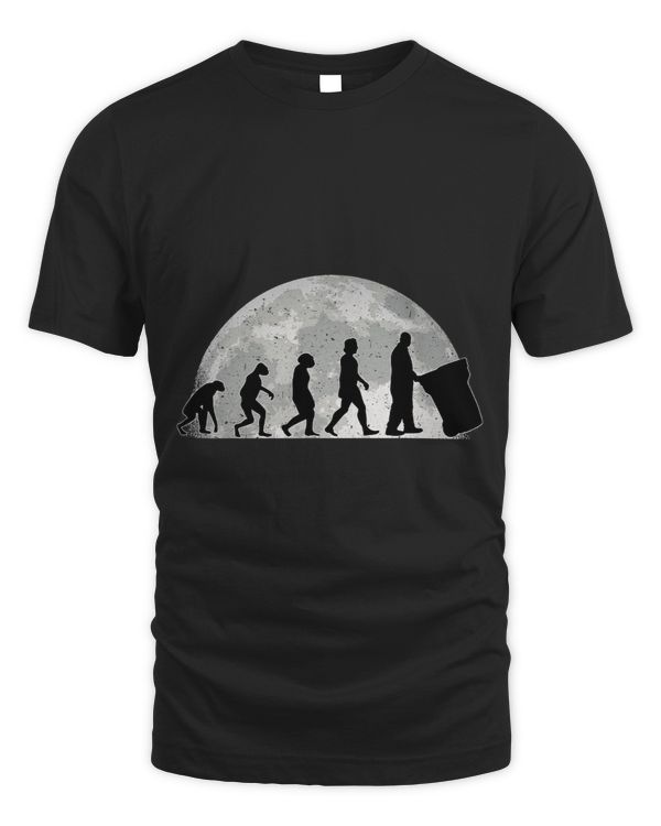 Garbage man Evolution Moon Garbage collection City cleaning