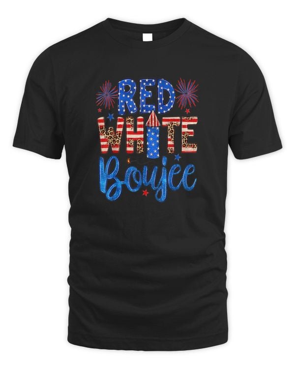 Red White & Boujee Summer Funny Drinking 4th of July US Flag