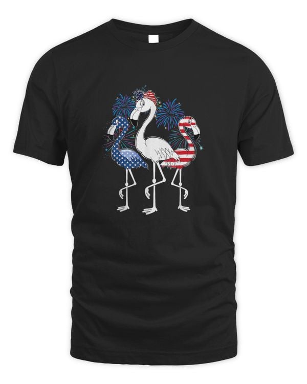 Flamingo 4th Of July Flamerica Patriotic