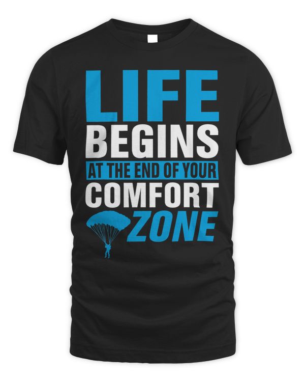 Life Begins at the End of Your Comfort Zone Paragliding