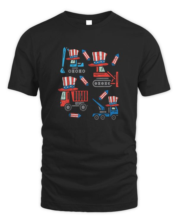American Construction 4th Of July Fourth Toddler Boys Kids