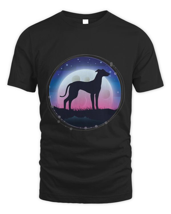 Dog Grayhound Greyhound Windhound Retro 3 9