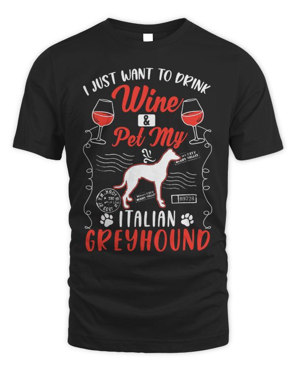 Dog Grayhound Italian Greyhound And Wine Italian Greyhound 21