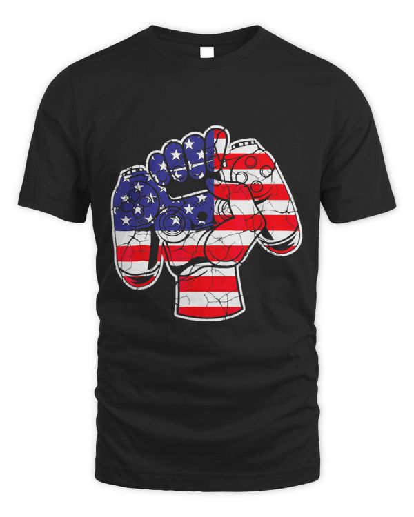 4th Of July Video Game Gamer Kids Boys Men USA 54