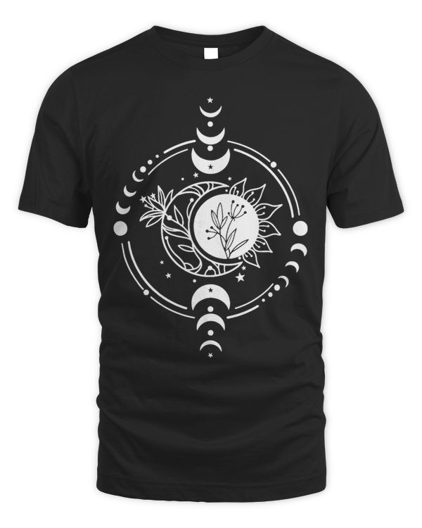 Mystic Sun Wiccan Moon Symbols Phase Earth Mystical Stars 1
