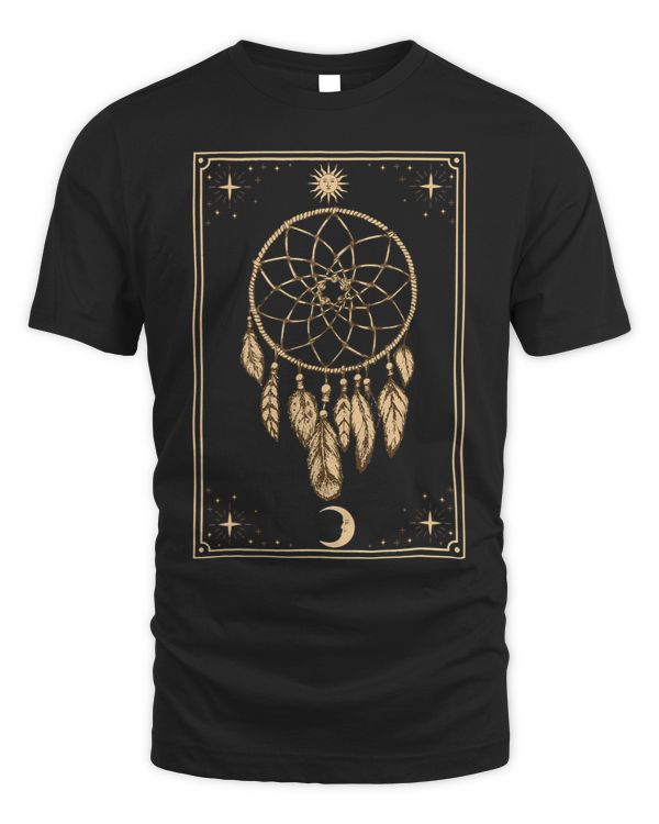 Mystical Dreamcatcher Stars Sun Moon Phases Witchy