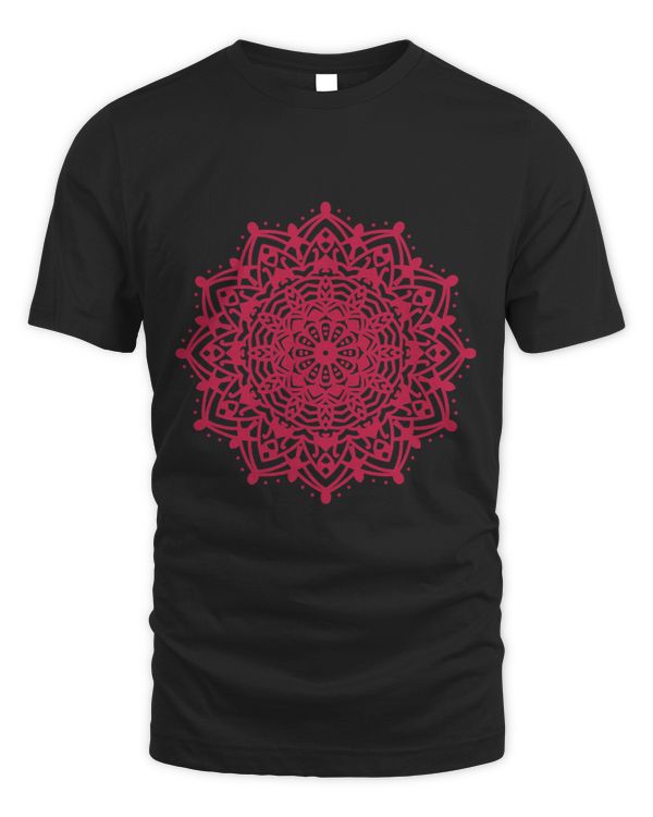 Flower Mandala Color of The Year Viva Magenta