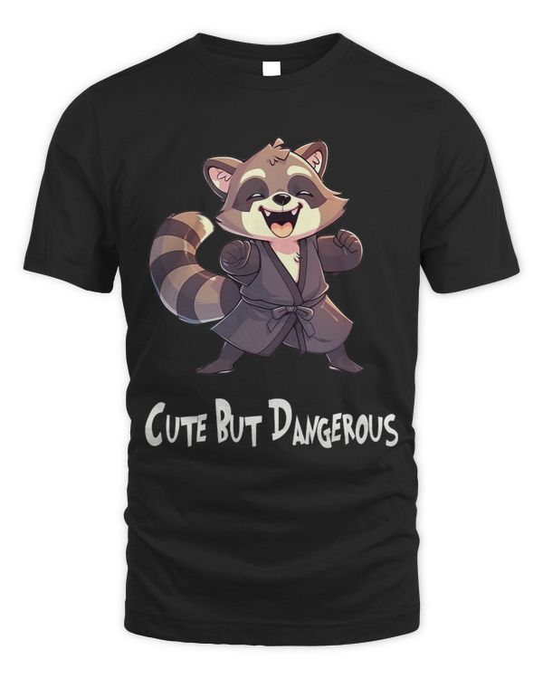 Cute But Dangerous Funny Raccoon Karate4 7